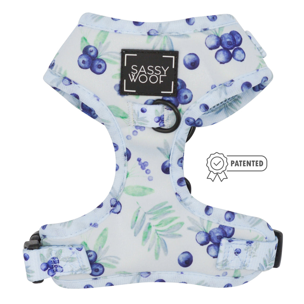 Dog Adjustable Harness - Berry Sassy