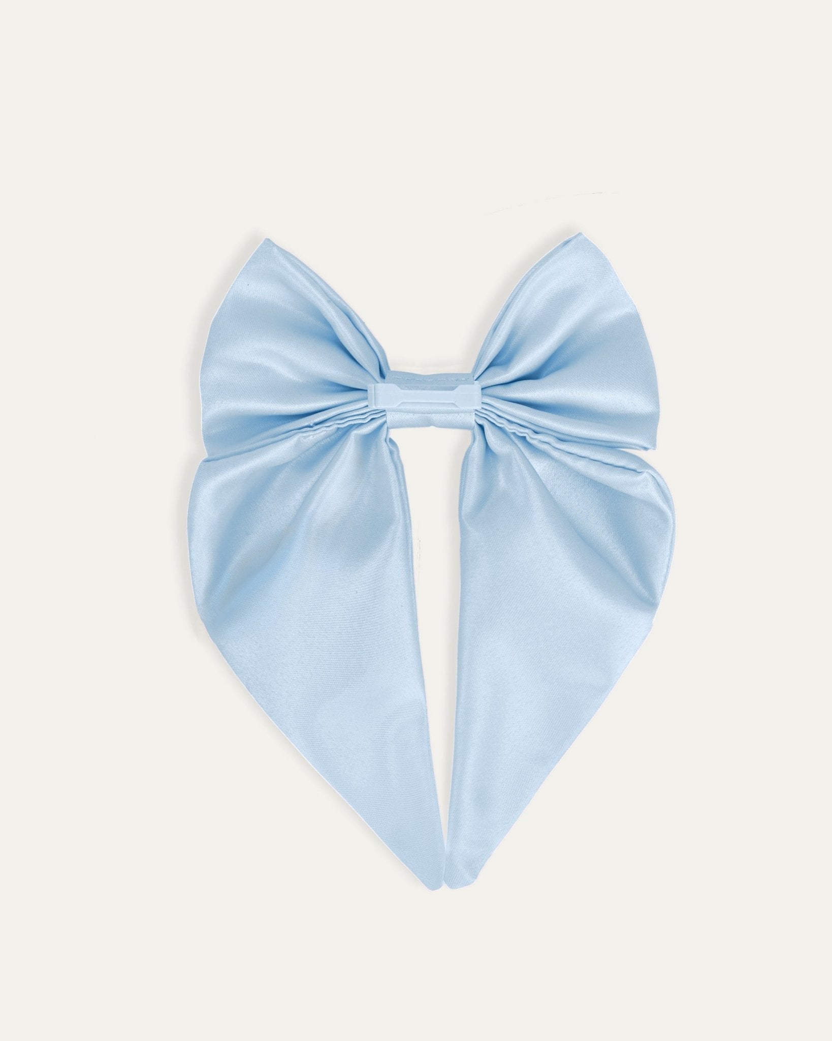 Satin Harness Bow - Sky